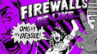 Firewalls Be Like illustration, Watch_Dogs, Watch_Dogs 2, DEDSEC, hacking HD wallpaper