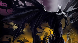 Batman painting, comics, Batman