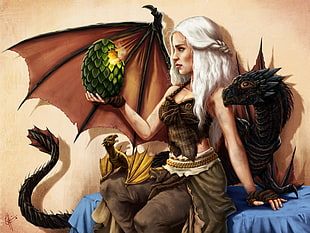 Daenarys Targaryen HD wallpaper