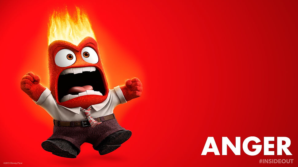 Inside Out Anger wallpaper, Inside Out, anger HD wallpaper