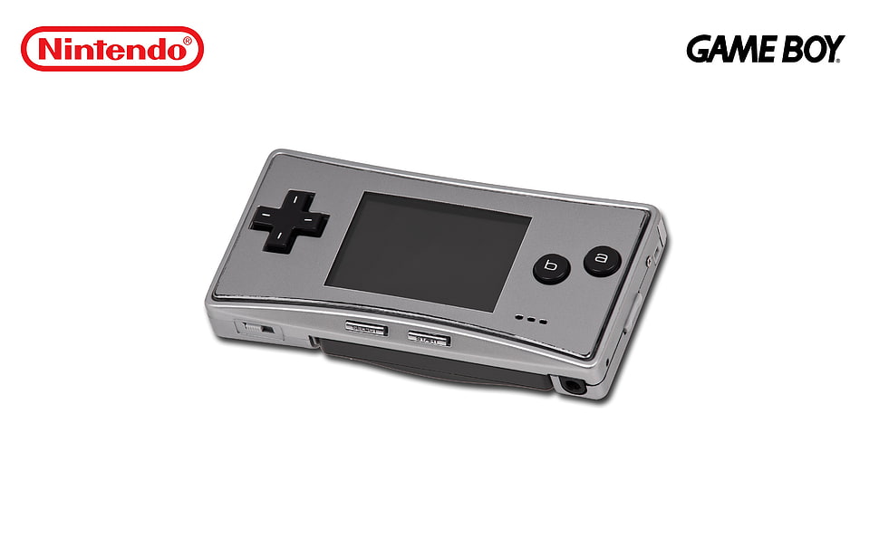 Gray Nintendo Ds With Case Gameboy Micro Nintendo Consoles Simple Background Hd Wallpaper Wallpaper Flare