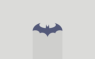 Batman logo, Batman, Batman logo, minimalism