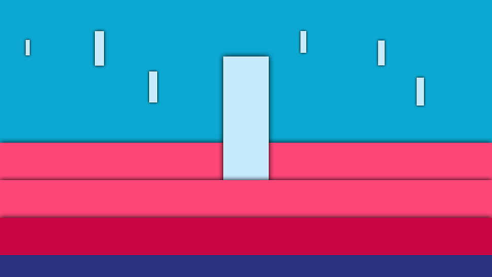 blue and pink digital wallpaper, androids, abstract, stripes HD wallpaper