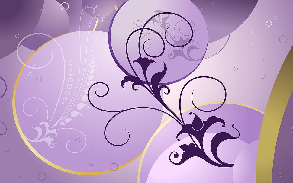 purple,yellow,and,white wall paper HD wallpaper