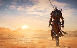 Assassin's Creed game application, Assassin's Creed, video games, Assassin's Creed: Origins HD wallpaper