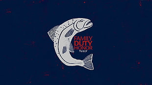Family Duty Honor Tully logo, House Tully, sigils, Game of Thrones