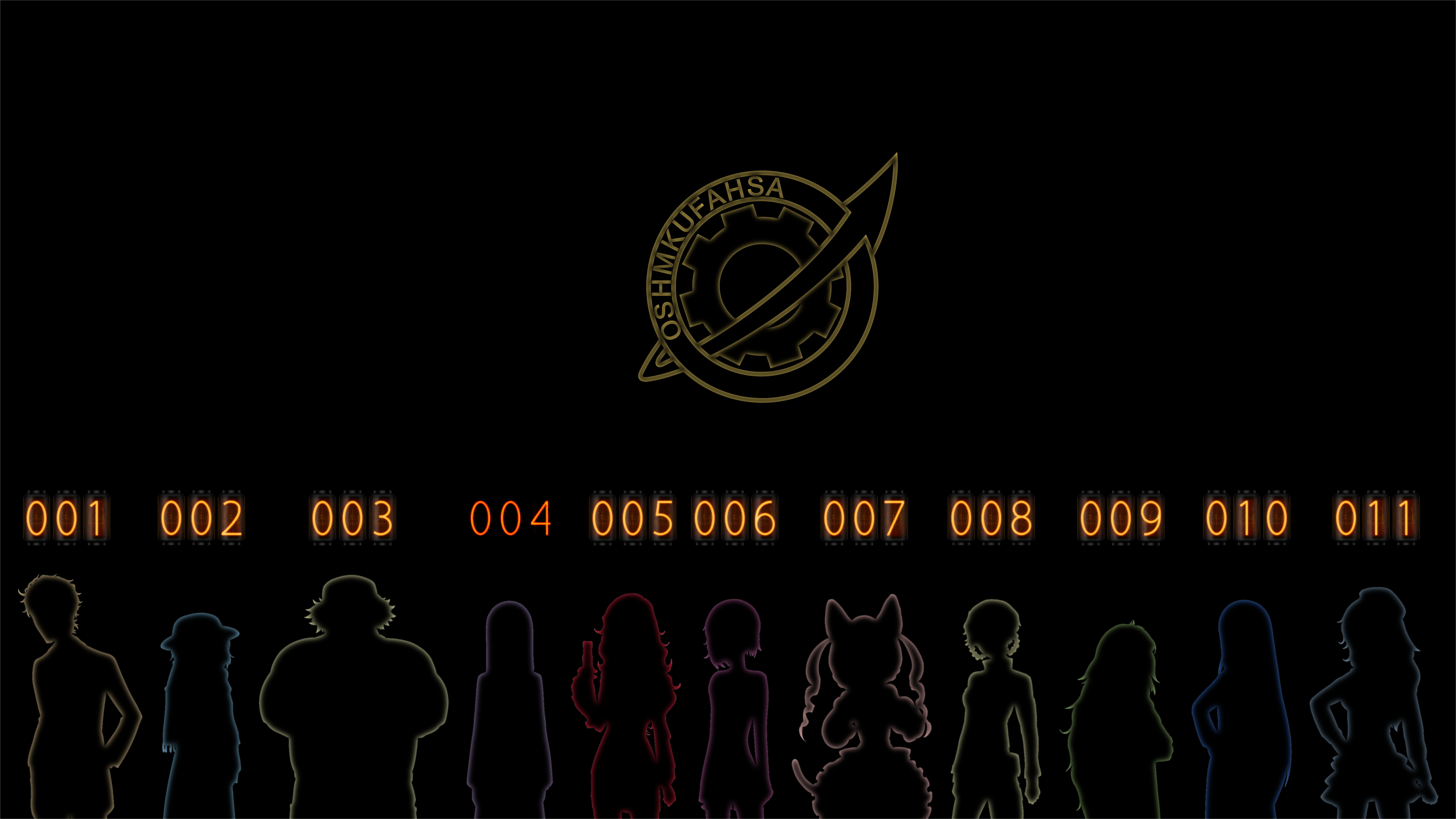 silhouette of characters wallpaper, Steins;Gate 0, spoilers