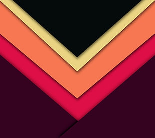 black, red, orange, and yellow digital wall paper