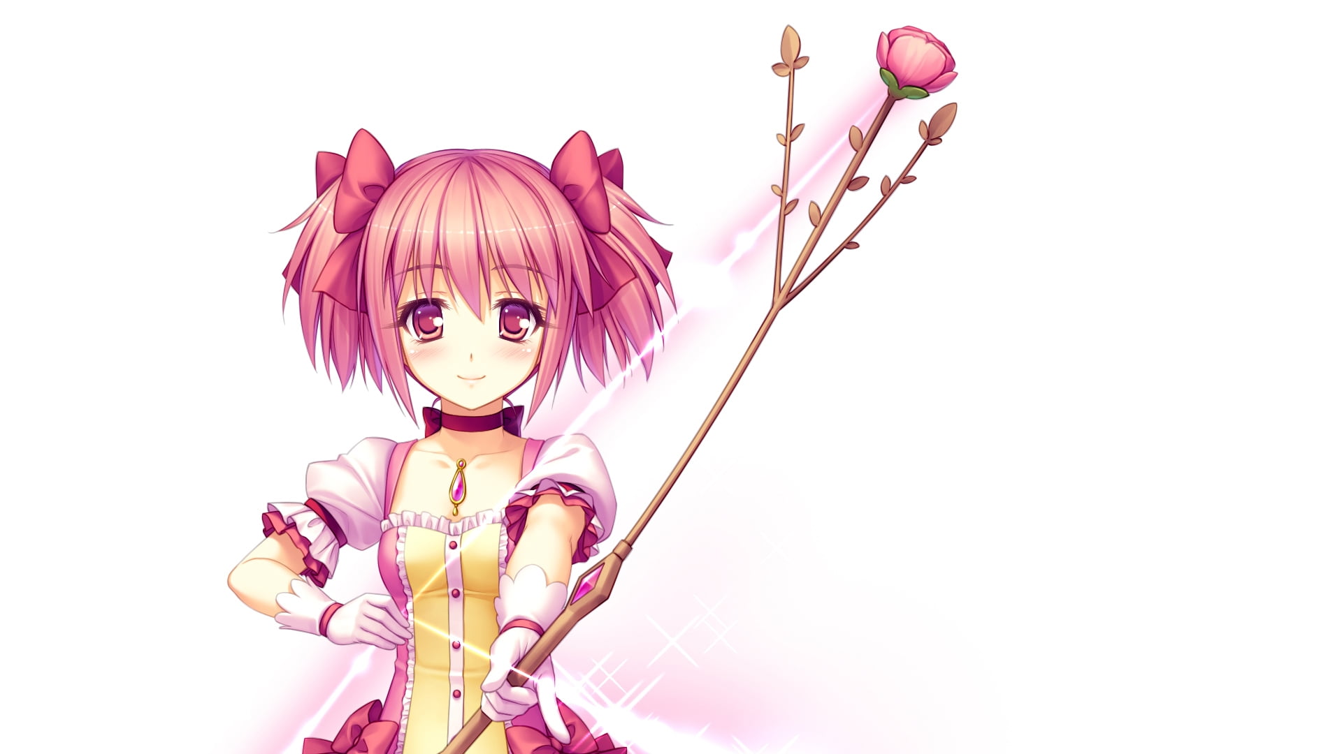 Pink Haired Female Anime Character Illustration Hd Wallpaper Wallpaper Flare
