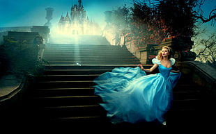 Cinderella digital wallpaper, Scarlett Johansson