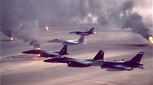 military, military aircraft, jet fighter, Operation Desert Storm