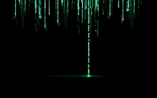 green data matrix, The Matrix HD wallpaper