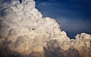 white clouds painting, clouds, nature, sky