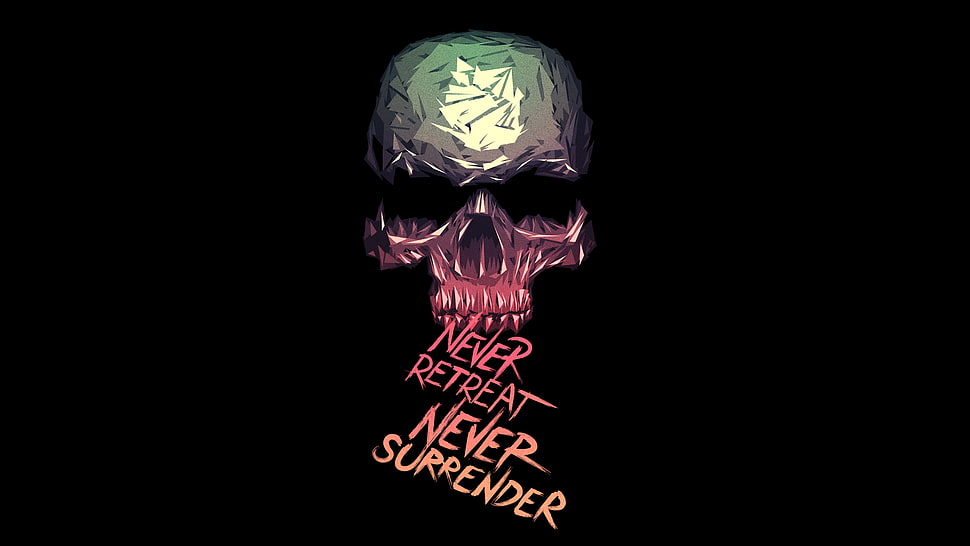 skull digital wallpaper, skull HD wallpaper