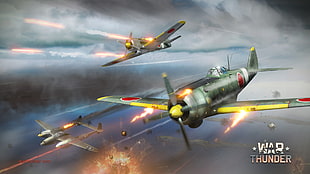 War Thunder digital wallpaper, War Thunder, airplane, Gaijin Entertainment, video games HD wallpaper