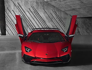 red and black car bed frame, Lamborghini, Lamborghini Aventador, Lamborghini Aventador LP 750-4, Lamborghini Aventador LP750-4 Superveloce HD wallpaper