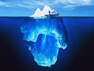 white iceberg, iceberg HD wallpaper
