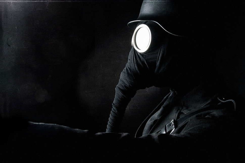black gas mask, gas masks, apocalyptic, dark, military HD wallpaper