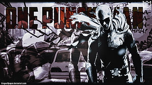 One Punch Man, anime, One-Punch Man, Saitama HD wallpaper