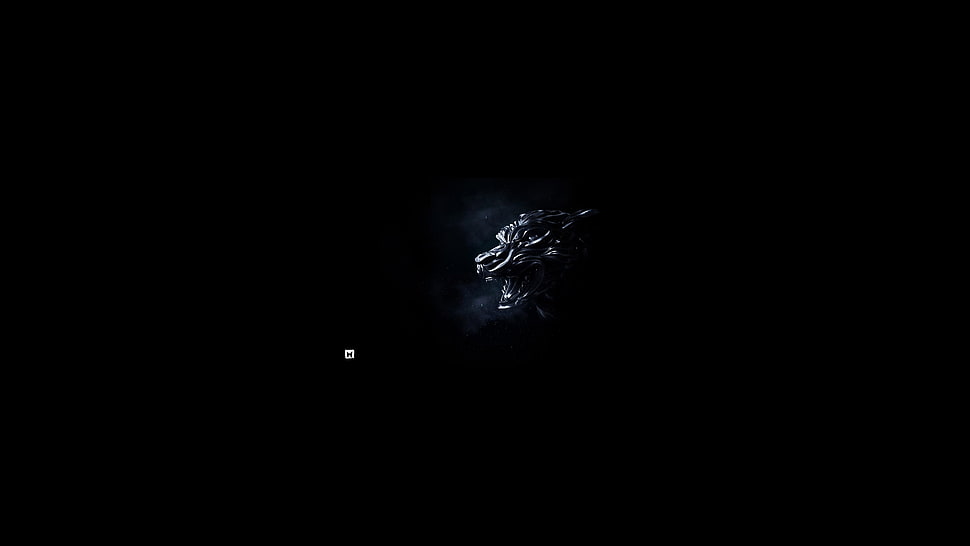 black, wolf, dark, abstract HD wallpaper