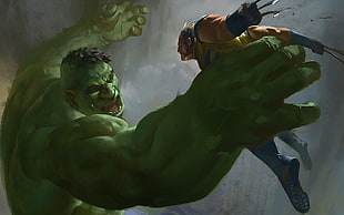 Hulk character HD wallpaper