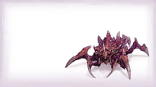 purple spider illustration, Zerg, Starcraft II, Lurker, video games