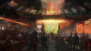 gane application screenshot, futuristic, Mass Effect 2, Mass Effect 3, Omega HD wallpaper