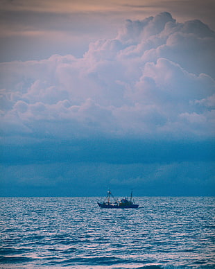 black and brown boat HD wallpaper
