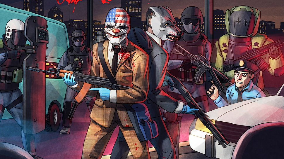comic book strip, overkill HD wallpaper