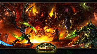 World of Warcraft wallpaper, video games, World of Warcraft, Illidan Stormrage, Jaraxxus HD wallpaper