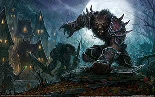 application wallpaper,  World of Warcraft, werewolves