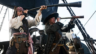 Pirates of the Caribbean movie still, movies, Pirates of the Caribbean: At World's End, Johnny Depp HD wallpaper