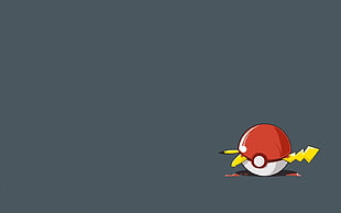 Pokeball illustration, Pokémon, Poké Balls, Pokéballs, Pikachu HD wallpaper