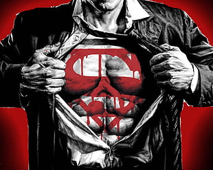 Superman digital wallpaper