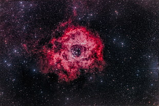 photo of red galaxy