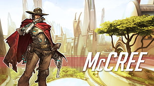 McCree digital wallpaper, Blizzard Entertainment, Overwatch, video games, livewirehd (Author)