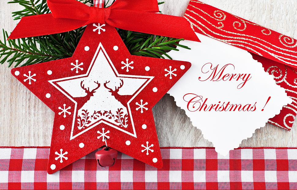 Merry Christmas! greeting card HD wallpaper