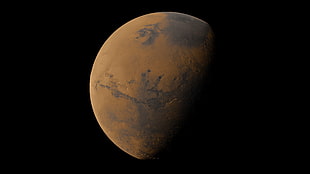 brown planet, Mars, planet, space, SpaceEngine HD wallpaper