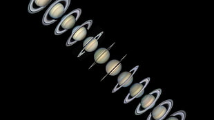 Saturn lot illustration, space, Saturn, NASA