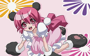 Pink hair anime