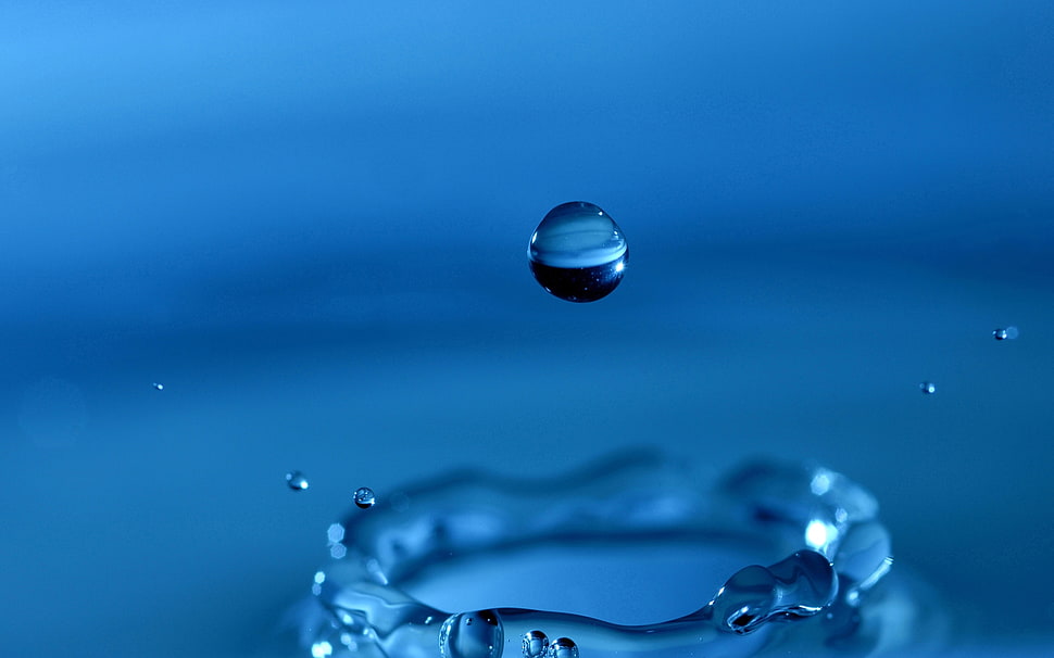 water drop phogoraphy HD wallpaper