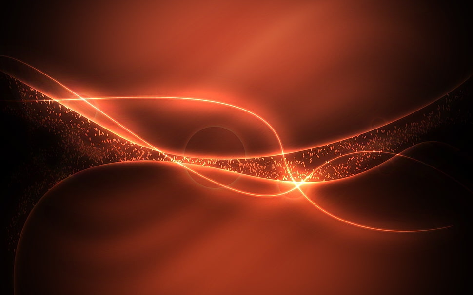 red and black abstract painting HD wallpaper