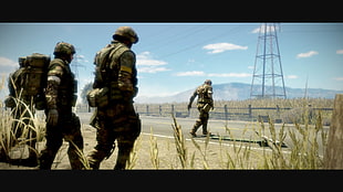 men's green combat suit, Battlefield Bad Company 2, soldier, war, video games