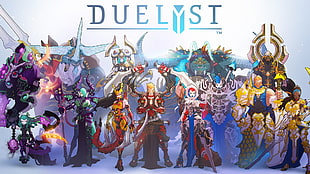 Duelist illustration, Duelyst, video games, artwork, digital art
