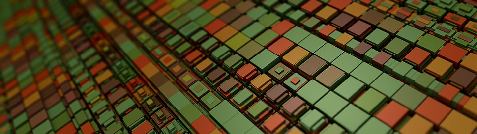 multicolored textile, pattern, abstract, procedural generation, 3D HD wallpaper