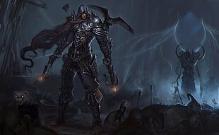 male character digital wallpaper, Diablo III, Diablo 3: Reaper of Souls HD wallpaper