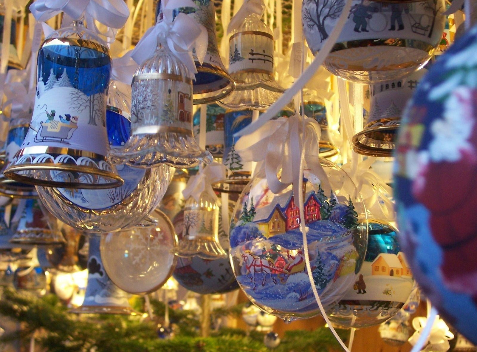 assorted hanging decors display