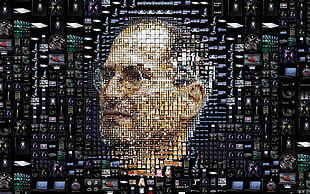 man wearing round gold framed eyeglasses HD wallpaper