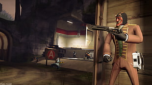 action game application, Team Fortress 2, Spy (TF2), Heavy (TF2), Medic (TF2) HD wallpaper