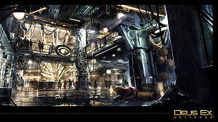 Deus Ex digital wallpaper, Deus Ex: Mankind Divided, video games